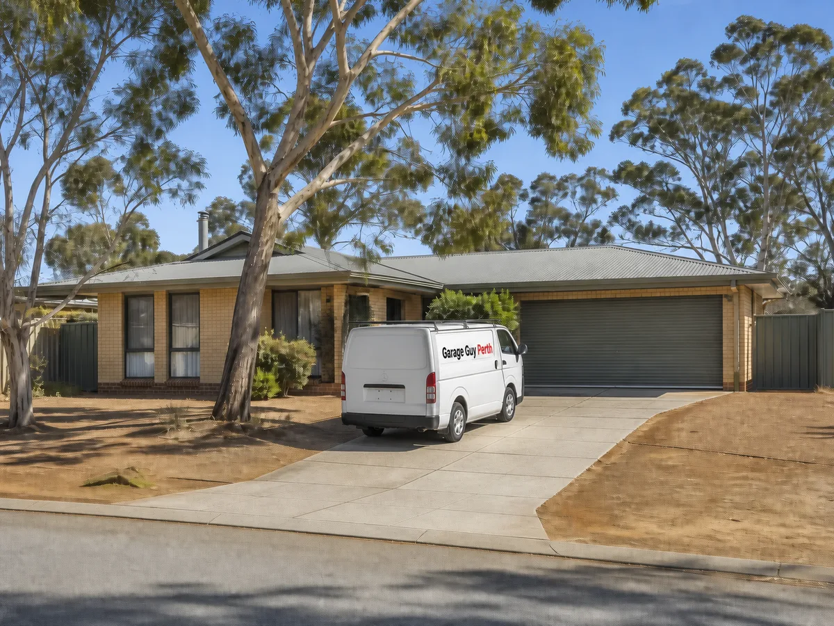 Garage door service on a residential street in Bull Creek, Perth WA